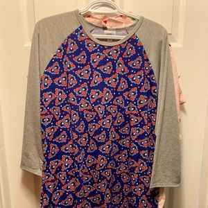 Randy by lularoe baseball tee